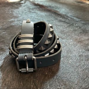 Leather belt